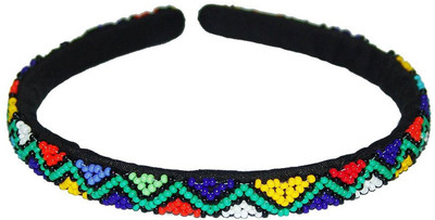 

Mehrunnisa Traditional South African Multicolor Hair Band(Multicolor)