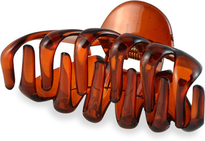 

Sarah Plastic Clutcher Hair Claw(Brown)