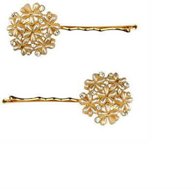 

Creative India Exports Victorian Pearl Bobby Hair Pin(Gold)