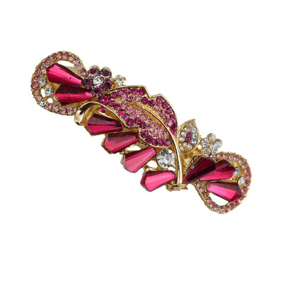 

Taj Pearl Designer Hair Clip(Gold)