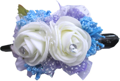 

Apeksha Arts Floral Design Pin With Flowers Hair Pin(Blue)