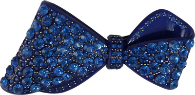 

Ammvi Creations Heavily Ornated Luxury Party Designer for Women Hair Clip(Blue)