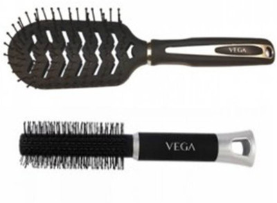 

VEGA Round Brush E7-RB N & Vent Brush E7-VB (Pack Of 2)