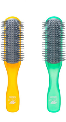 

Kent Combo AHGLO1 Everyday Combing & Styling Brush(Orange+Apple)