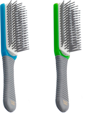 

Kent Combo KB Candy Pocket Brushwith Removable Pad (Blue+Green)