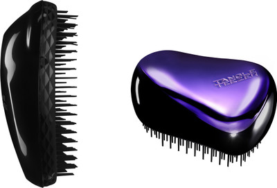 

Tangle Teezer Combo Original Black and Compact Purple and Black