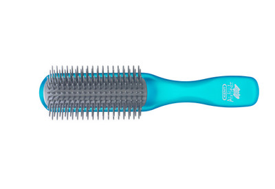 

Kent AHGLO1 Everyday Combing & Styling Brush Non Scratch Lon Quills for Long Hair - Aqua Color