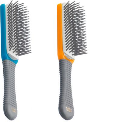 

Kent Combo KB Candy Pocket Brushwith Removable Pad (Blue+Orange)