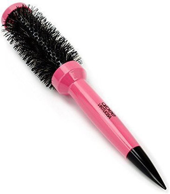 

Albee Professional Stylish Boar Bristles Hair Brush High Resistance Nylon Rounded handle Tourmaline Crystal (25mm)