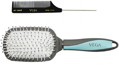 

VEGA Paddle Brush & Tail Comb with Steel Pin