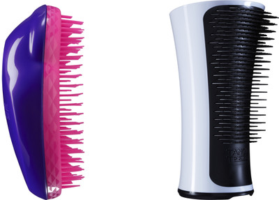 

Tangle Teezer Combo Original Purple and Pink and Aqua Black and White