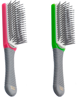 

Kent Combo KB Candy Pocket Brush with Removable Pad (Pink,Green)