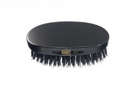 

Kent Mn11 Oval Ebonywood Black Pure Bristle Luxury Military Brush