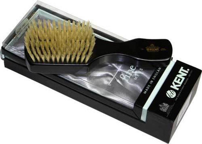 

Kent Oe1 Rectangular Ebonywood White Pure Bristle Luxury Club Brush