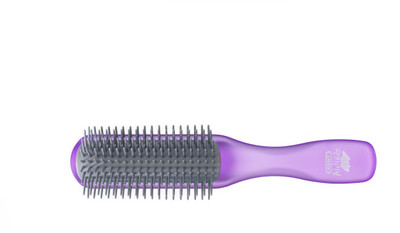 

Kent AHGLO1 Everyday Combing & Styling Brush Non Scratch Ion Quills for Long Hair - Purple Color