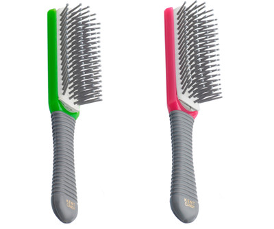

Kent Combo KB Candy Pocket Brushwith Removable Pad (Green+Pink)