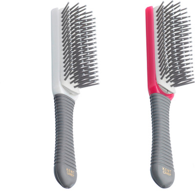 

Kent Combo KB Candy Pocket Brush with Removable Pad (White,Pink)