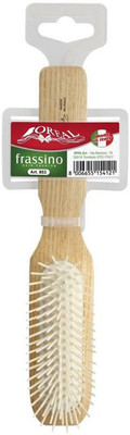 

Boreal Pure Hair Brush Bristle Plastic Hanger Wood Line Ash-Wood Handle