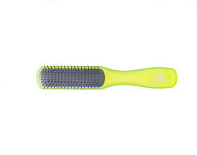 

Kent AHGLO2 Everyday Combing & Styling Brush Non Scratch Ion Quills for Short Hair - Lime Color