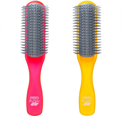 

Kent Combo AHGLO1 Everyday Combing & Styling Brush(Raspb+Orange)