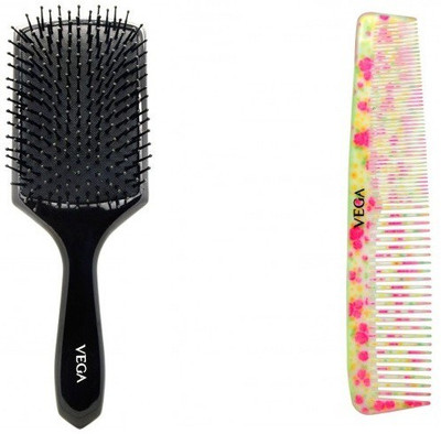 

VEGA Paddle Brush & Tulip Grooming Comb Medium
