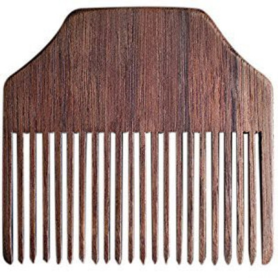 

Hook & Stem Handcrafted in Canada, Walnut Wood Fine-Toothed, No-Snag Pocket Beard Comb, Smooth, Non-Toxic Finish, Natural And Organic Personal Care,