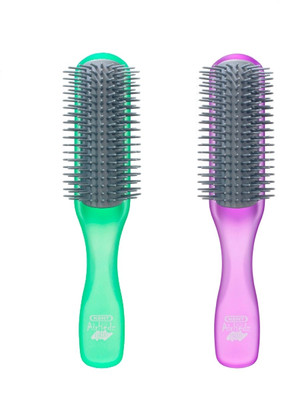

Kent Combo AHGLO1 Everyday Combing & Styling Brush(Apple+Purple)