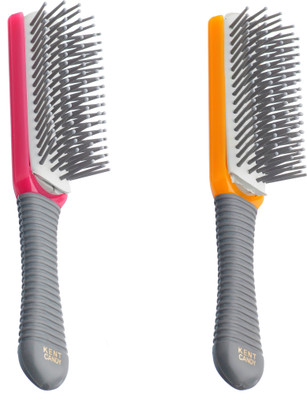 

Kent Combo KB Candy Pocket Brush with Removable Pad (Pink,Orange)