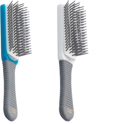 

Kent Combo KB Candy Pocket Brushwith Removable Pad (Blue+White)