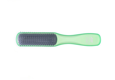 

Kent AHGLO2 Everyday Combing & Styling Brush Non Scratch Ion Quills for Short Hair - Apple Color