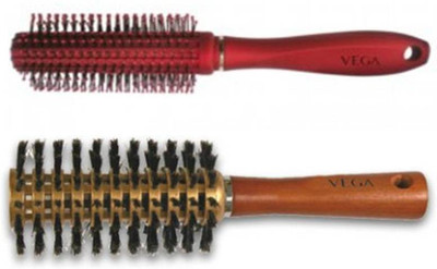 

Vega Premium Round Brush E11_RB & Styling Round Brush H2-BRN (Pack Of 2)
