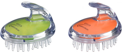 

Kent Combo Unique Waterproof SH1 Shampoo Brush (Lime andOrange)