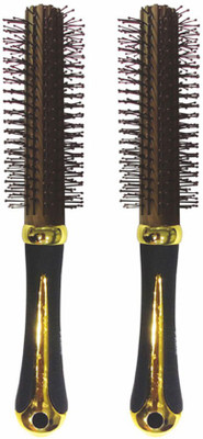 

Flick Paris Signature Black Gold Hair-Brush Shape-Round
