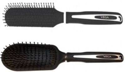 

Vega Cushioned Brush E7-CB & Flat Brush E7-FB (Pack Of 2)