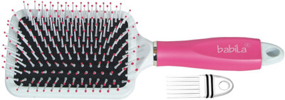 

Babila BABILA PADDLE HAIR BRUSH( TWO-IN-ONE) WITH CLEANING COMB