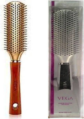 Flipkart - Vega Premium Flat Hair Brush E3-FB & Flat Brush H2-FB (Pack OF 2)