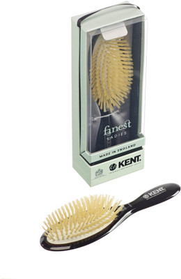 

Kent Ruby Pure Soft White Natural Bristle Medium Dressing & Styling Premium Brush