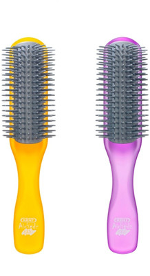 

Kent Combo AHGLO1 Everyday Combing & Styling Brush(Orange+Purpl)