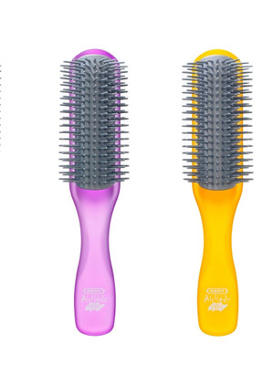 

Kent Combo AHGLO1 Everyday Combing & Styling Brush(Purple+Orang)