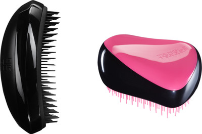 

Tangle Teezer Combo Salon Elite Black and Compact Pink and Black