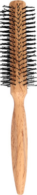 

Tiamo Round Wooden Look Hair Brush