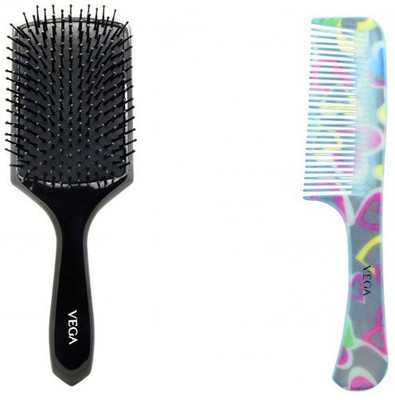 

Vega Paddle Brush & Iris Grooming Comb