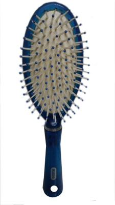 Maggie Oval Brush With Nylon Bristles(Blue)
