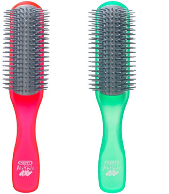 

Kent Combo AHGLO1 Everyday Combing & Styling Brush(Raspb+Apple)
