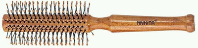 

COLORS QUEEN ANKITA Premium Wooden round Hairbrush