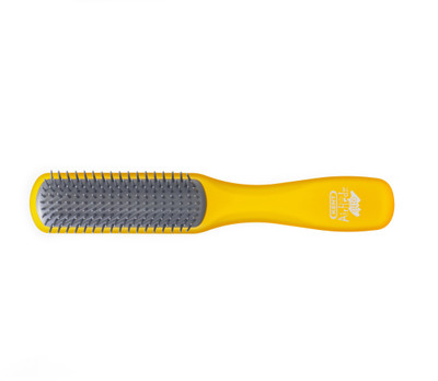 

Kent AHGLO2 Everyday Combing & Styling Brush Non Scratch Ion Quills for Short Hair - Orange Color