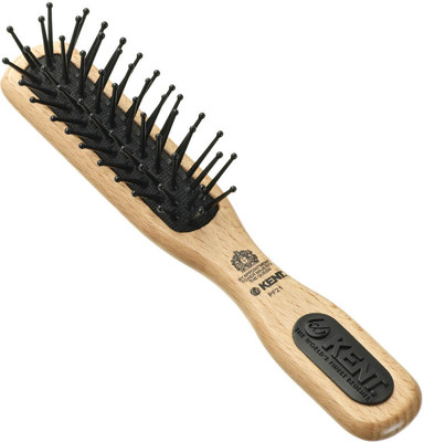 

Kent PF21 Real Beechwood Narrow Combing & Taming Hand Bag Brush