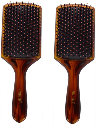 

Ankita Paddle Brush AP146 Shell( Set of 2 Pc )