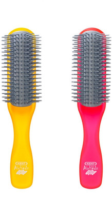 

Kent Combo AHGLO1 Everyday Combing & Styling Brush(Orange+Raspb)