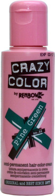 

Crazy Color Semi-Permanent Hair Color(Pine Green)